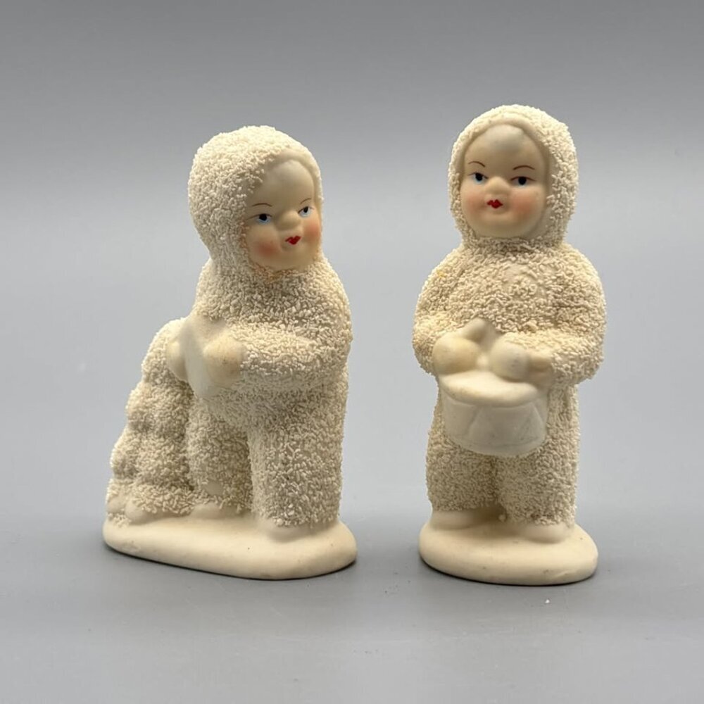 Vintage Department 56 Snowbabies Figurines – Set of 2